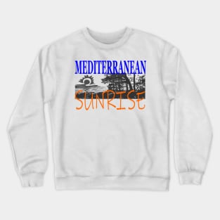 Mediterranean Sunrise Crewneck Sweatshirt